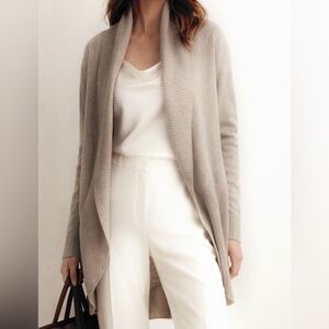 Victoria's Secret Women's Soft Cozy Long Cashmere Cardigan Sweater L